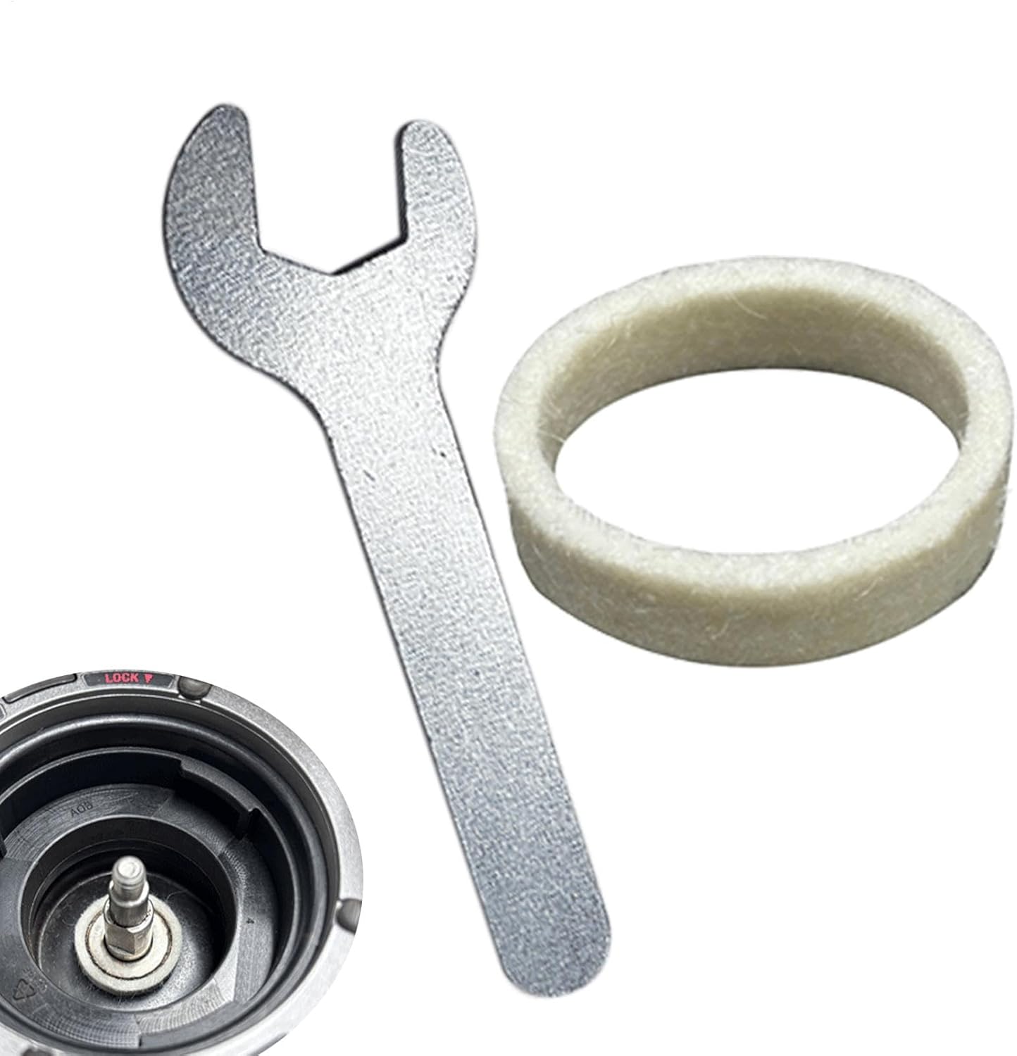 Generic Felt Disc for Machine, Replacement Felt Disc, Coffee Grinder Parts and Accessories, Replacement Sealing Ring, Replacement Sealing Ring, Replacement Disc for Grinders