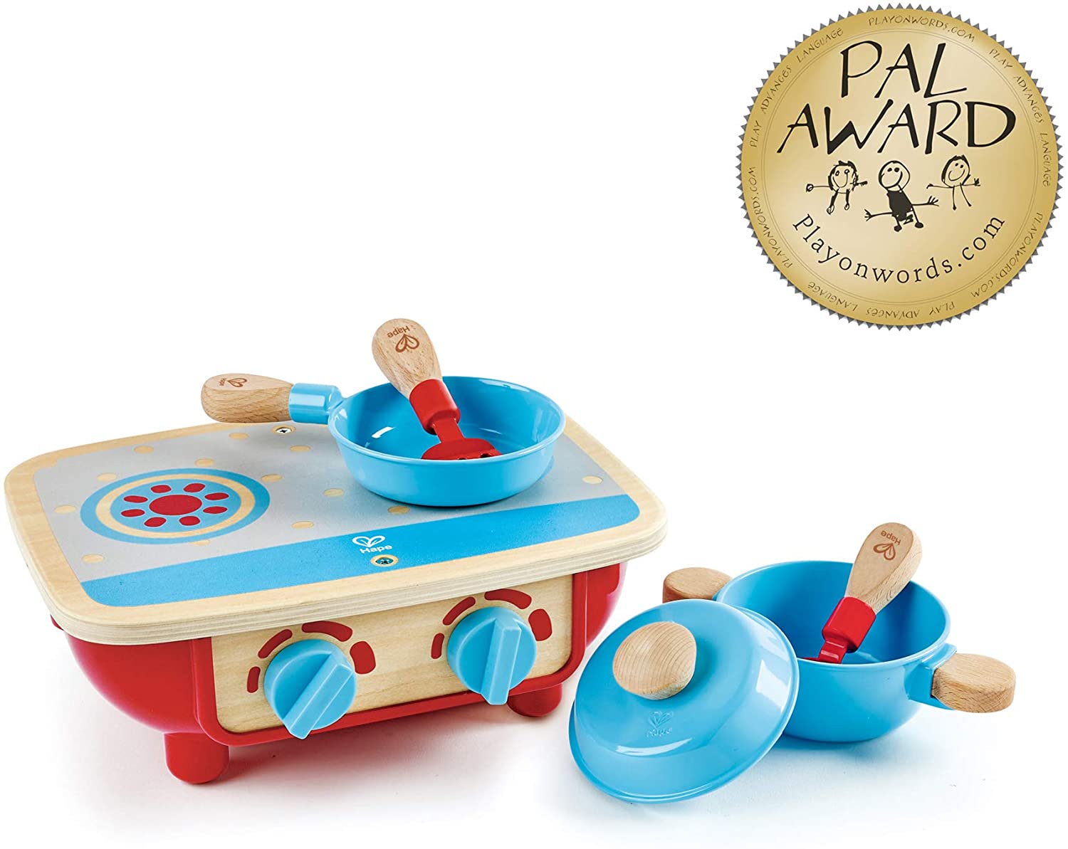 Hape E3170 Kitchen Set Stove Accessory for Children's Kitchens from 18 Mont