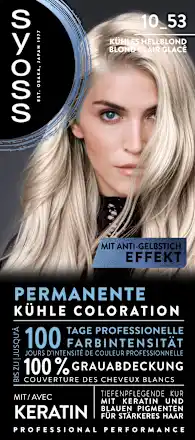 Syoss Hair Lightener 10_53 Cool Light Blonde, 1 pc.