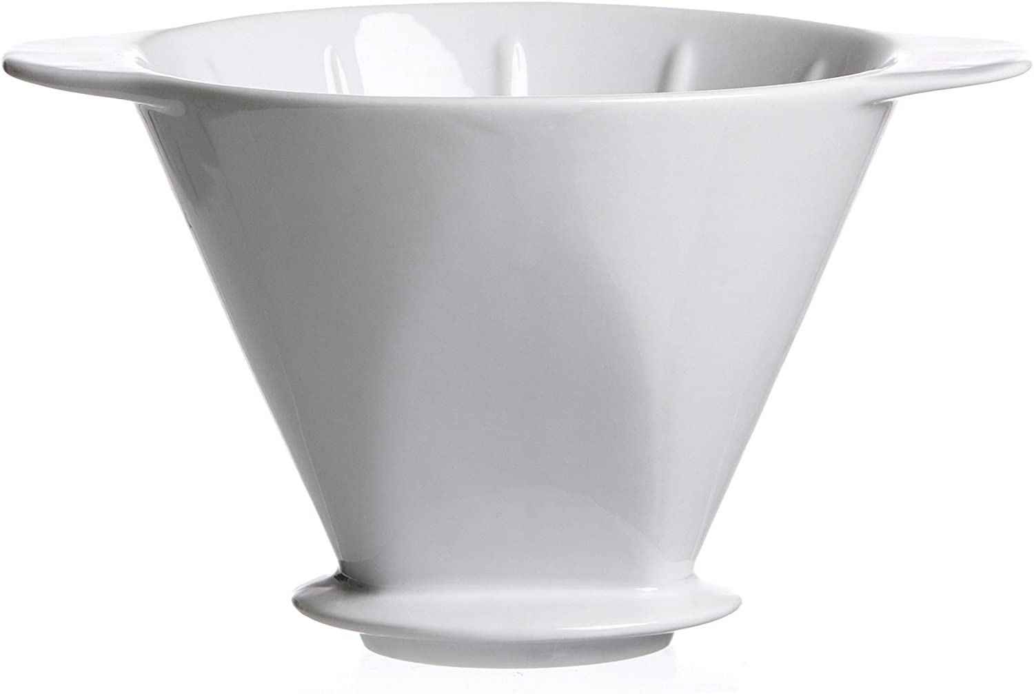 Ritzenhoff & Breker Rio, Coffee Filter for 4 Filter Bags 14.5 X 14.5 X 11 cm Porcelain White