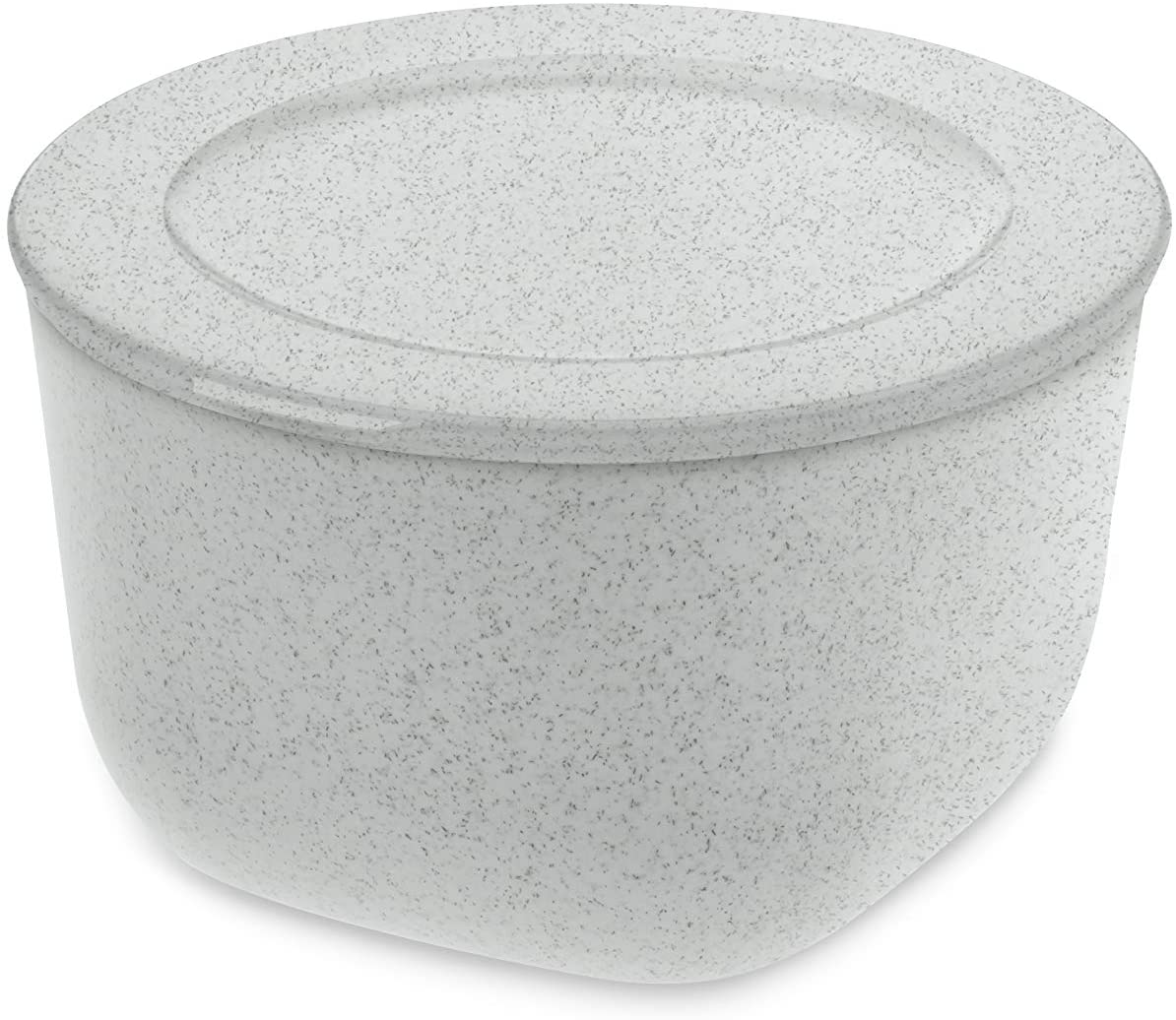 Koziol Storgae, Food Storage Lid, Lunch Box, Meal Prep Container, Stackable, Organic Grey, 1 Litre