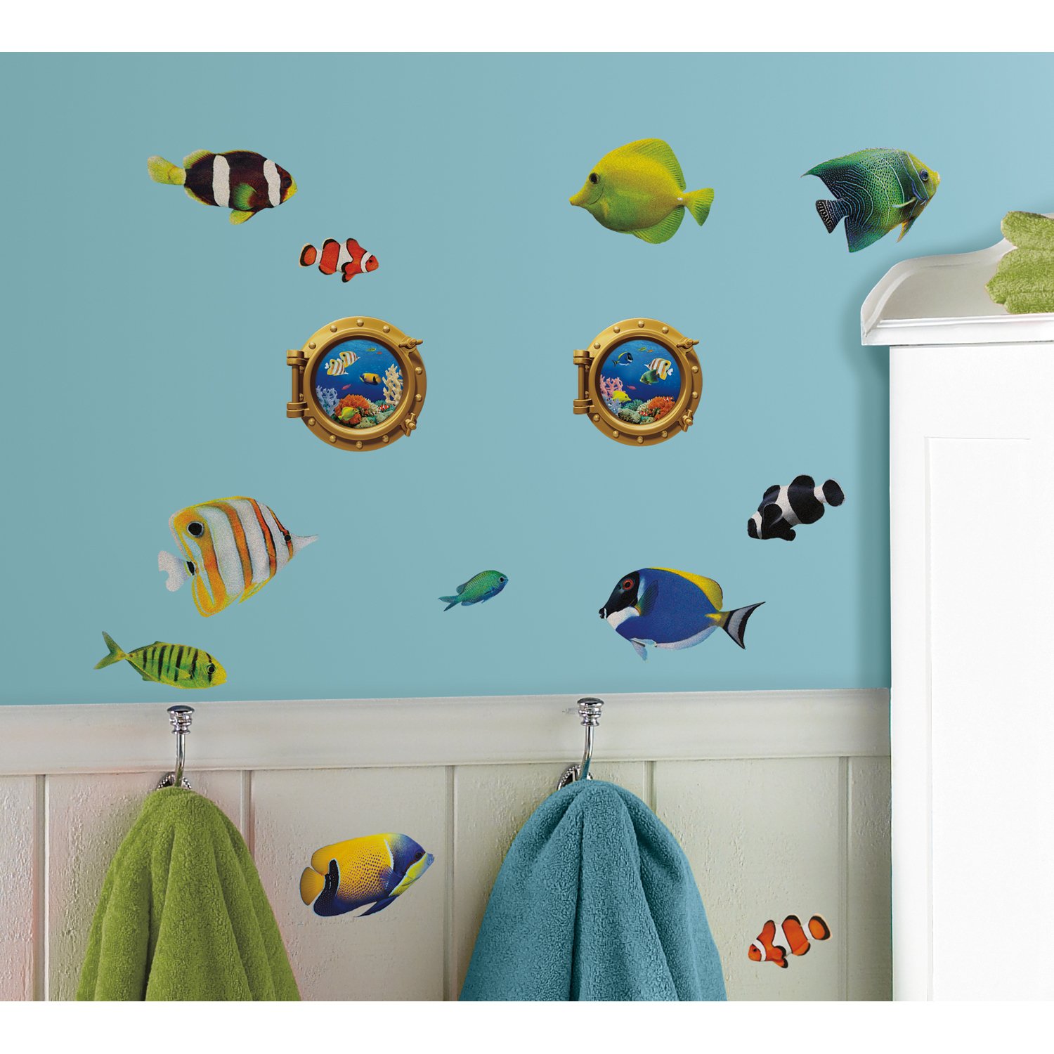 RoomMates Repositionable Childrens Wall Stickers for Children, and Lenticular Holes