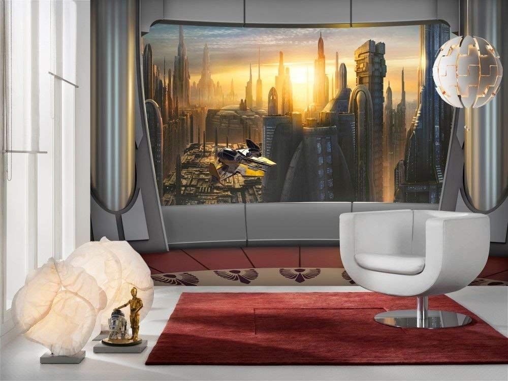 Komar Mural - Star Wars - Coruscant View