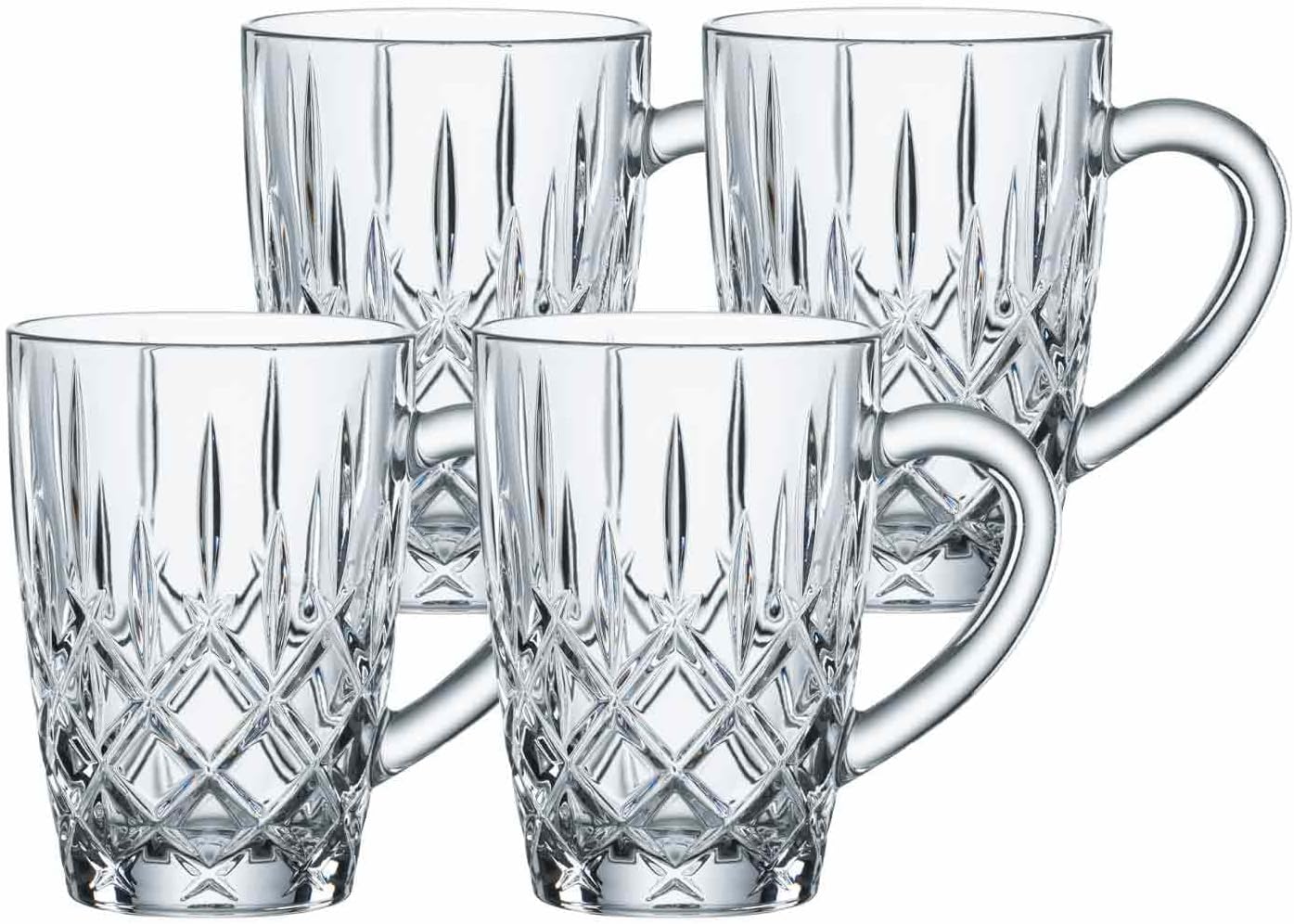 Spiegelau & Nachtmann, Noblesse Mug for Hot Drinks Set of 4 Stainless Steel