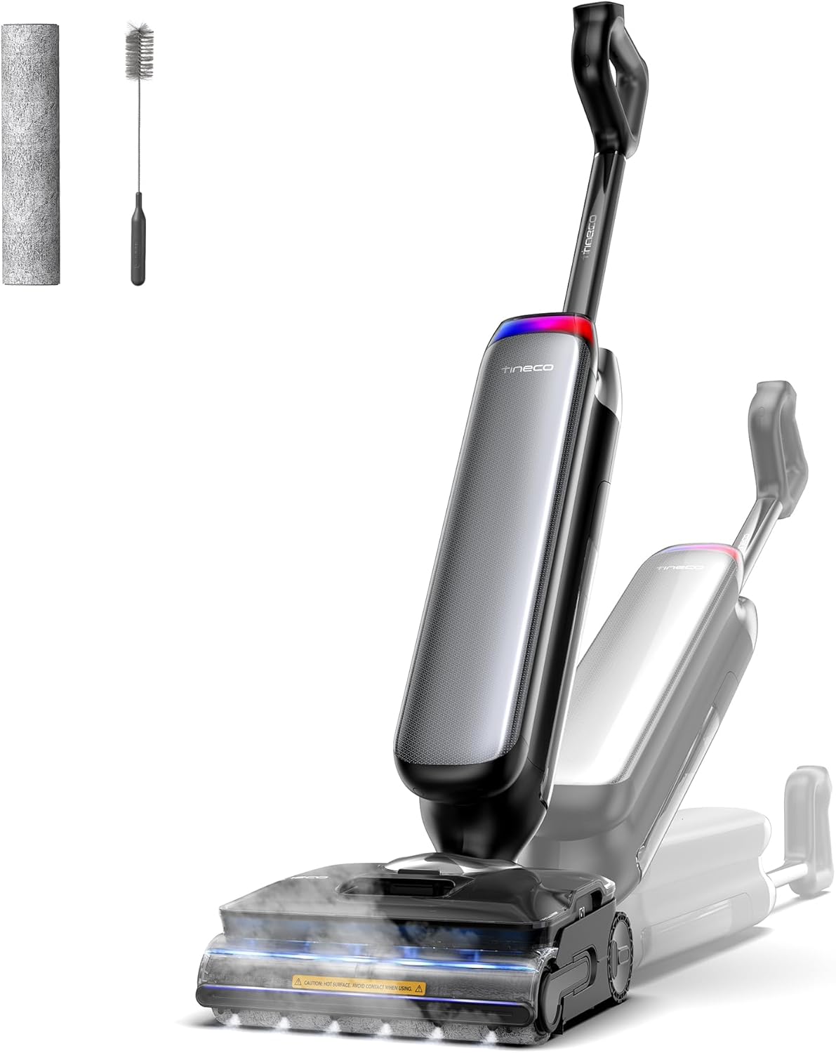 Tineco Floor One S9 Artist Steam Pro Wet Dry Vacuum Cleaner, 160°C HyperSteam Steam Cleaner, ReverseScrub, 90 Minutes Runtime, FlashDry & SilentDry, DualBlock Anti-Tangle, SmoothDrive, Stubborn Stains