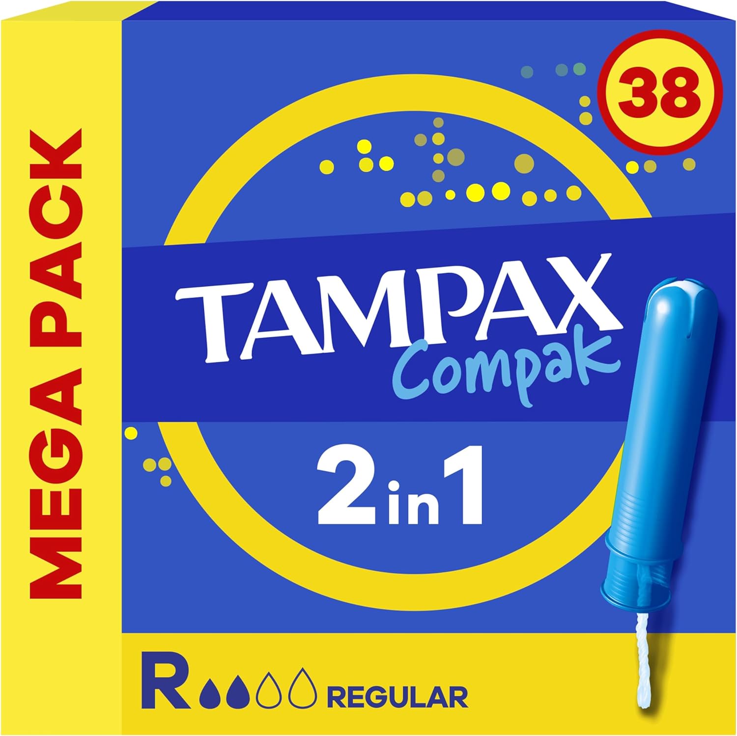 TAMPAX COMPAK REGULAR 38U