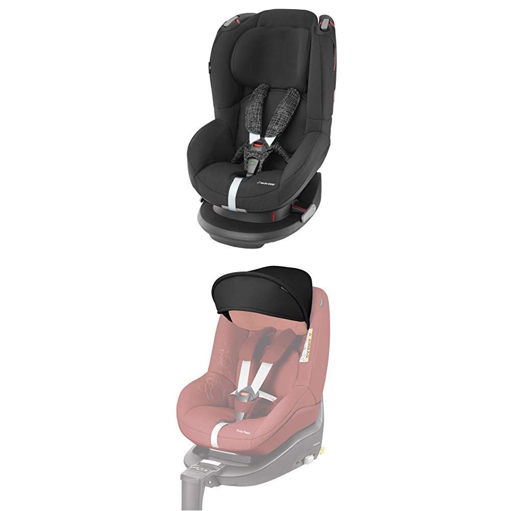 Maxi-Cosi Tobi Child’s Car Seat with 5 Comfortable Sitting and Reclining Positions, Group 1 (9-18 kg), Usable from 9 Months to 4 Years With Sun Canopy