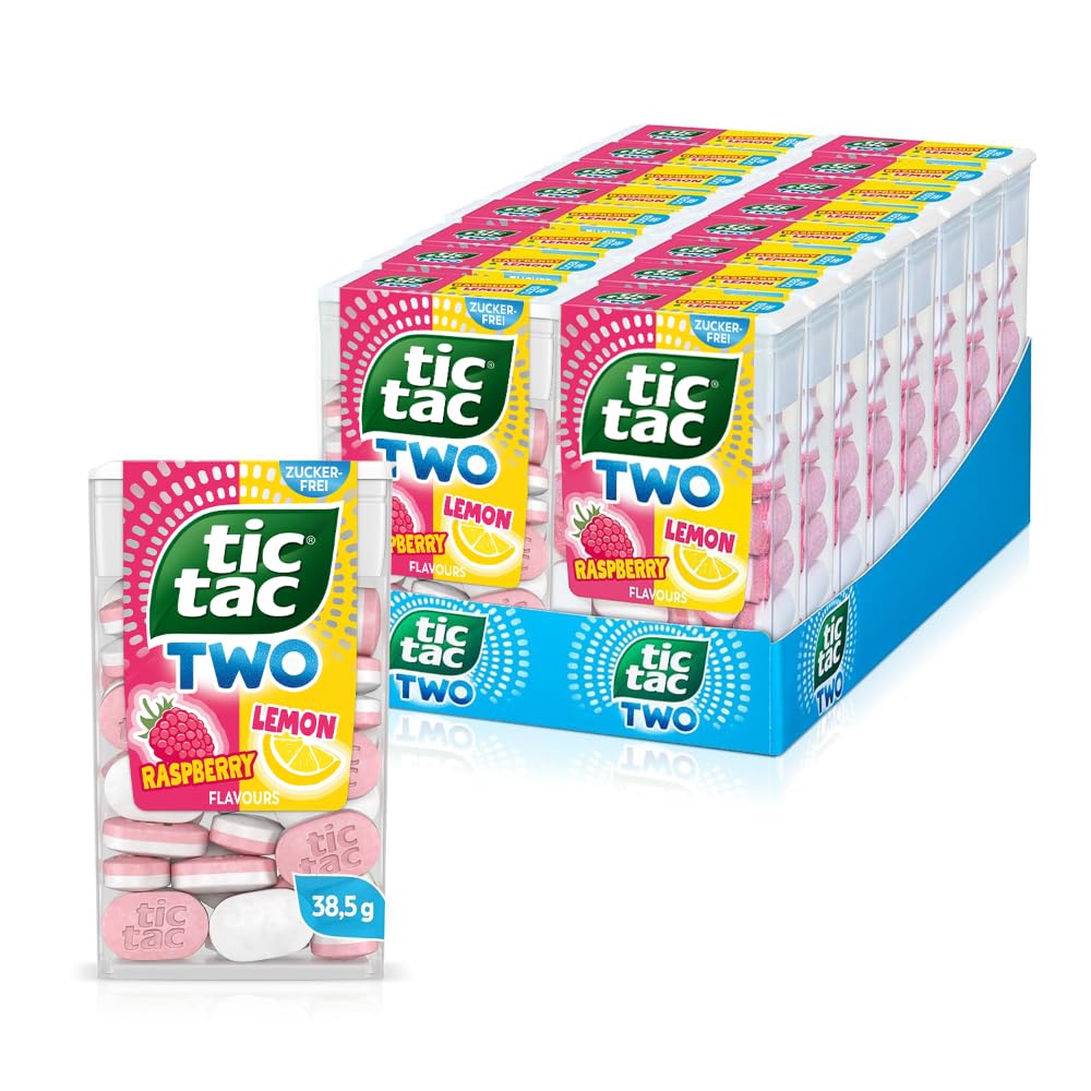tic tac TWO Raspberry & Lemon – 16 x 38.5 g packs