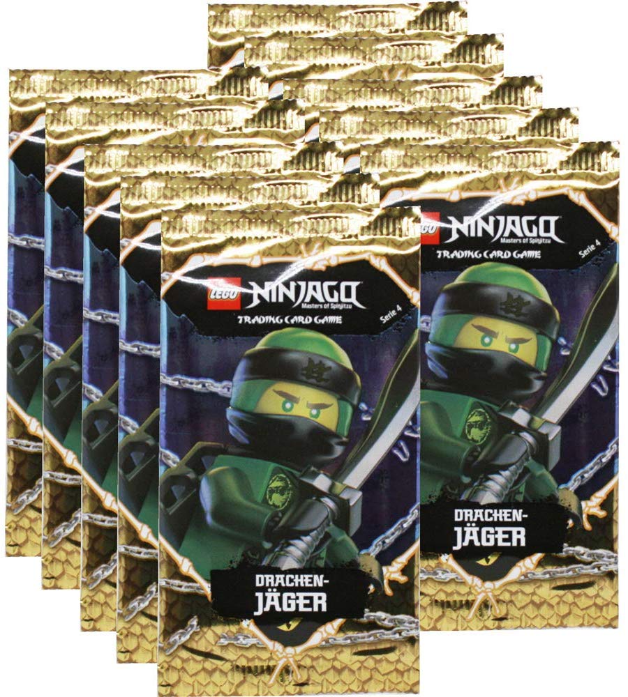 Blue Ocean Lego Ninjago - Series 4 Trading Cards - 10 Booster - German