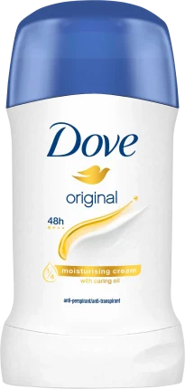 Dove Deodorant Stick Antiperspirant Original, 40 ml