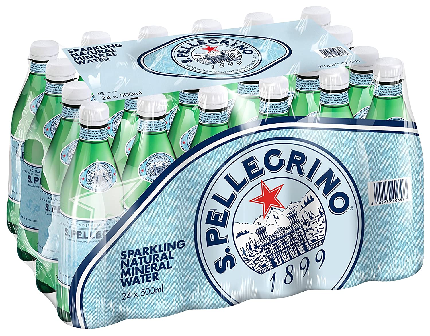Sanpellegrino (San Pellegrino) Sanpellegrino (San Pellegrino) Nat?rliches Mineralwasser (feines Carbonat) 500mlX24 dieses [regelm??ige eingef?hrten Waren]
