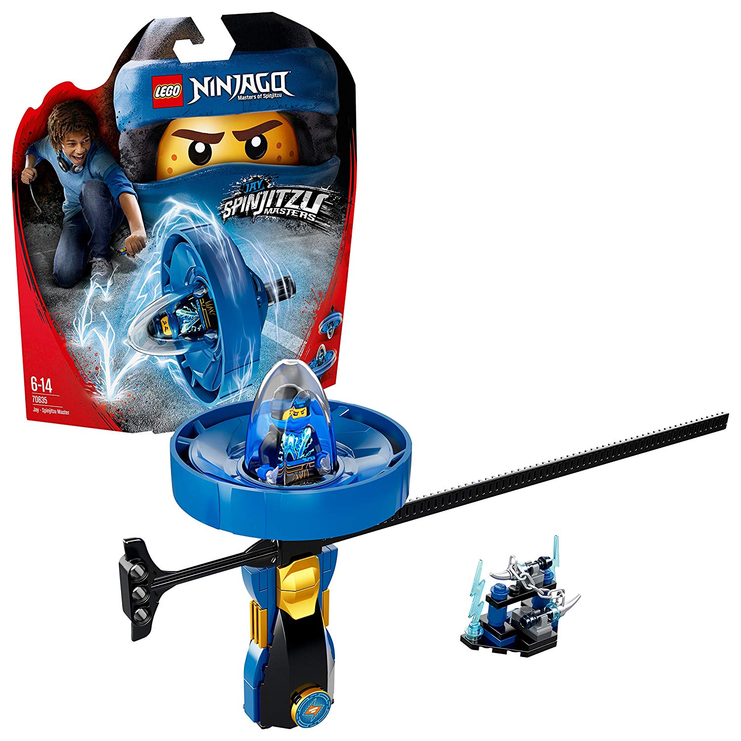 Lego Ninjago Spinjitzu Master Cole Entertainment Toy, Colourful