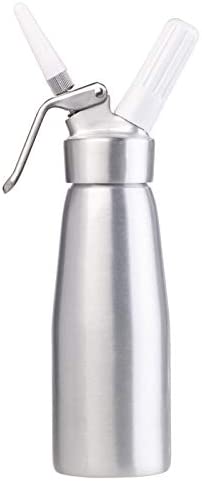 Rosenstein & Söhne Cream Sprayer - Cream Dispenser for Whipped Creams, Creams and Sauces - 500 ml - 3 Attachments (Cream Spreader)