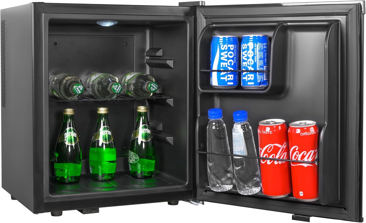 METRO Professional Minibar GMB2038B 38L 60W LED Lighting 1 Shelf +6°C to +22°C Reversible Door Black