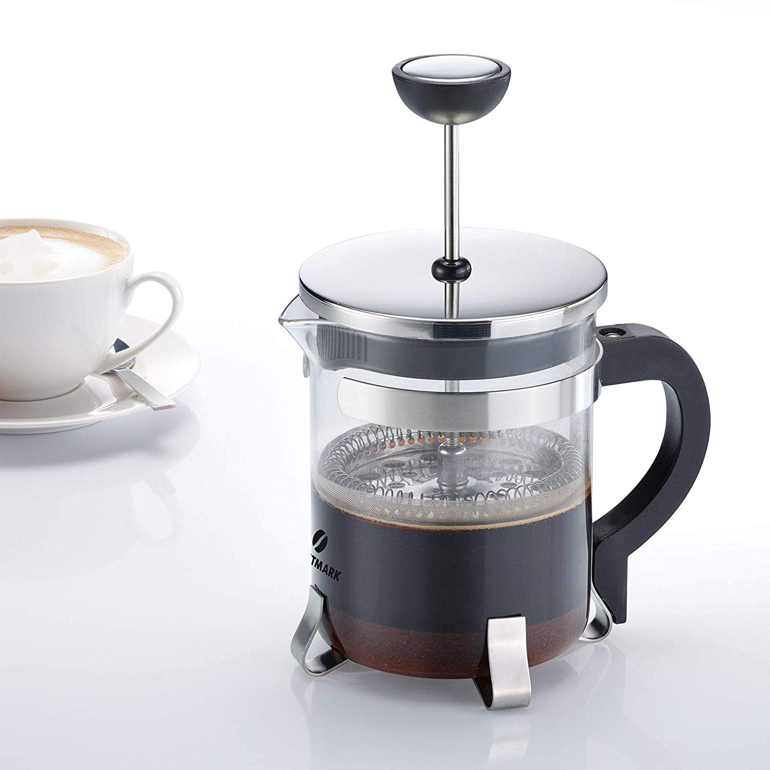 Westmark French Press 24702260 Coffee Maker 1 Litre Glass / Rust-Proof Stai