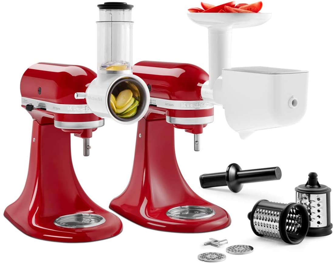 KitchenAid OMNIFOOD KIT (5KSMFGA + 5KSMFVSP + 5KSMVSA) 5KSM2FPPC, Steel