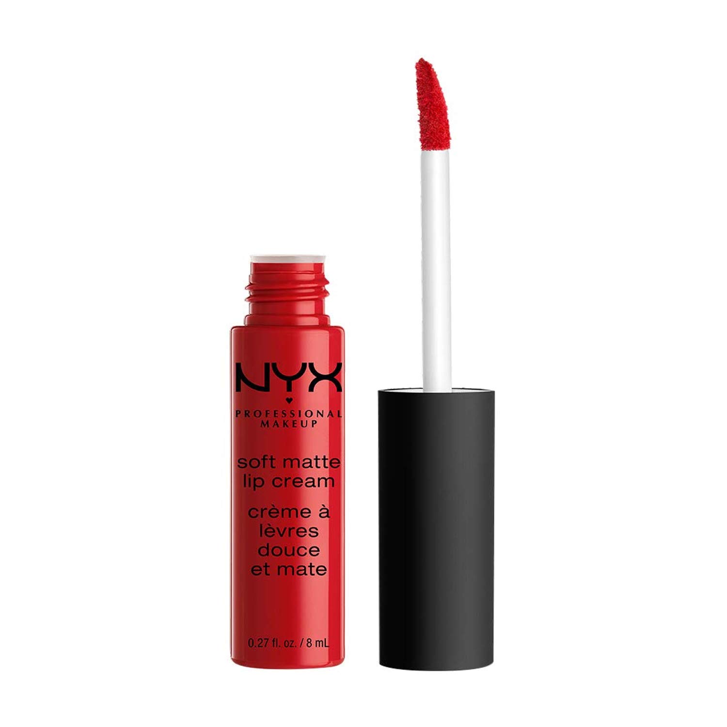 NYX Professional Makeup Soft Matte Lip Cream, Creamy and Matt Finish, Highly Pigmented, Long Lasting, Vegan Formula Single, ‎amsterdam