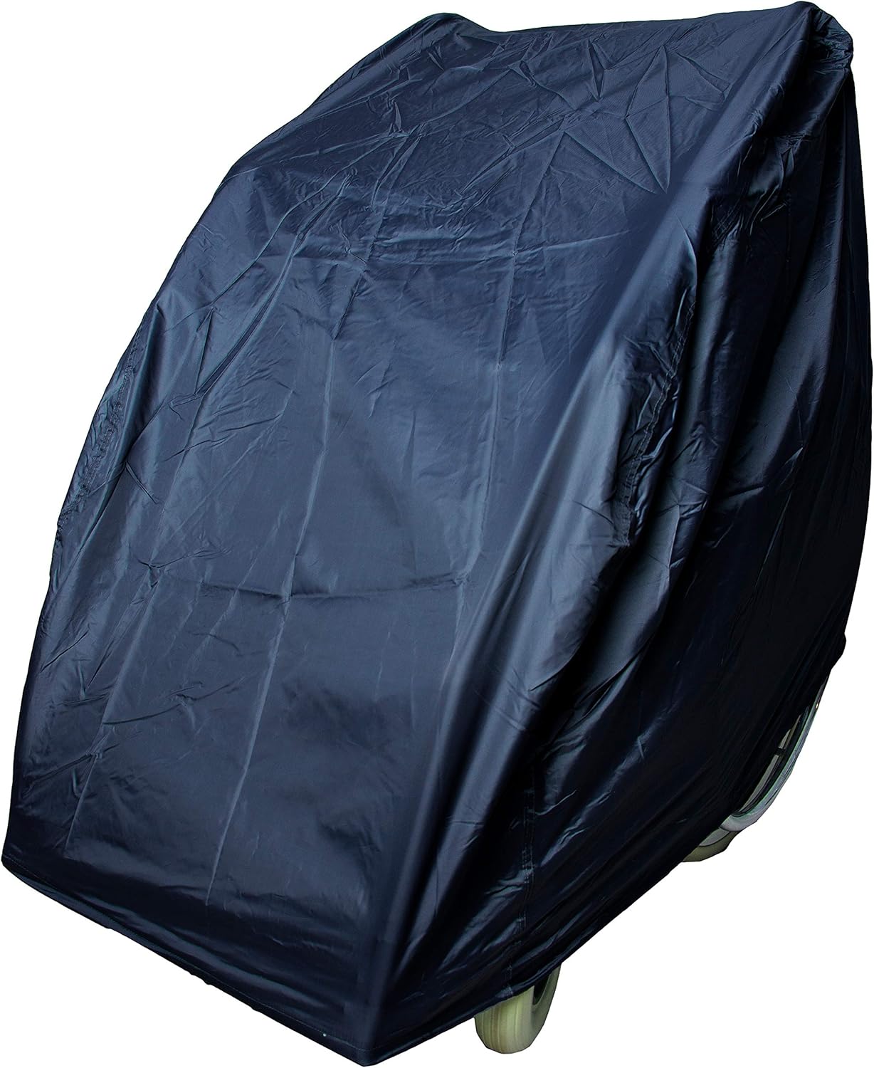 Sani-Alt Rollator Garage Protective Cover Dirt Cover with Weight Strap Black