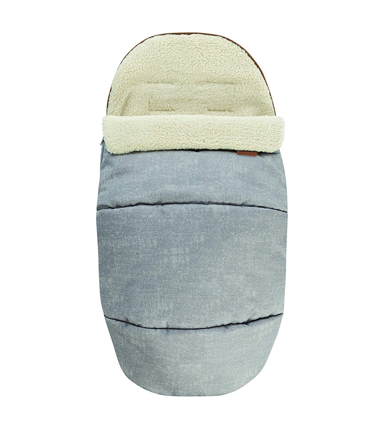 BEBE CONFORT Bebe Comfort Padded Thermal Footmuff with Fleece Cover for Pushchairs and Seat Inserts Sparkling Grey