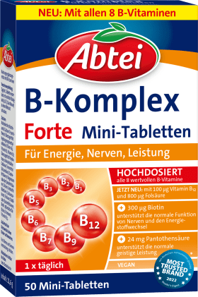 Abtei Vitamin B Komplex forte Tabletten 50 St, 11,6 g