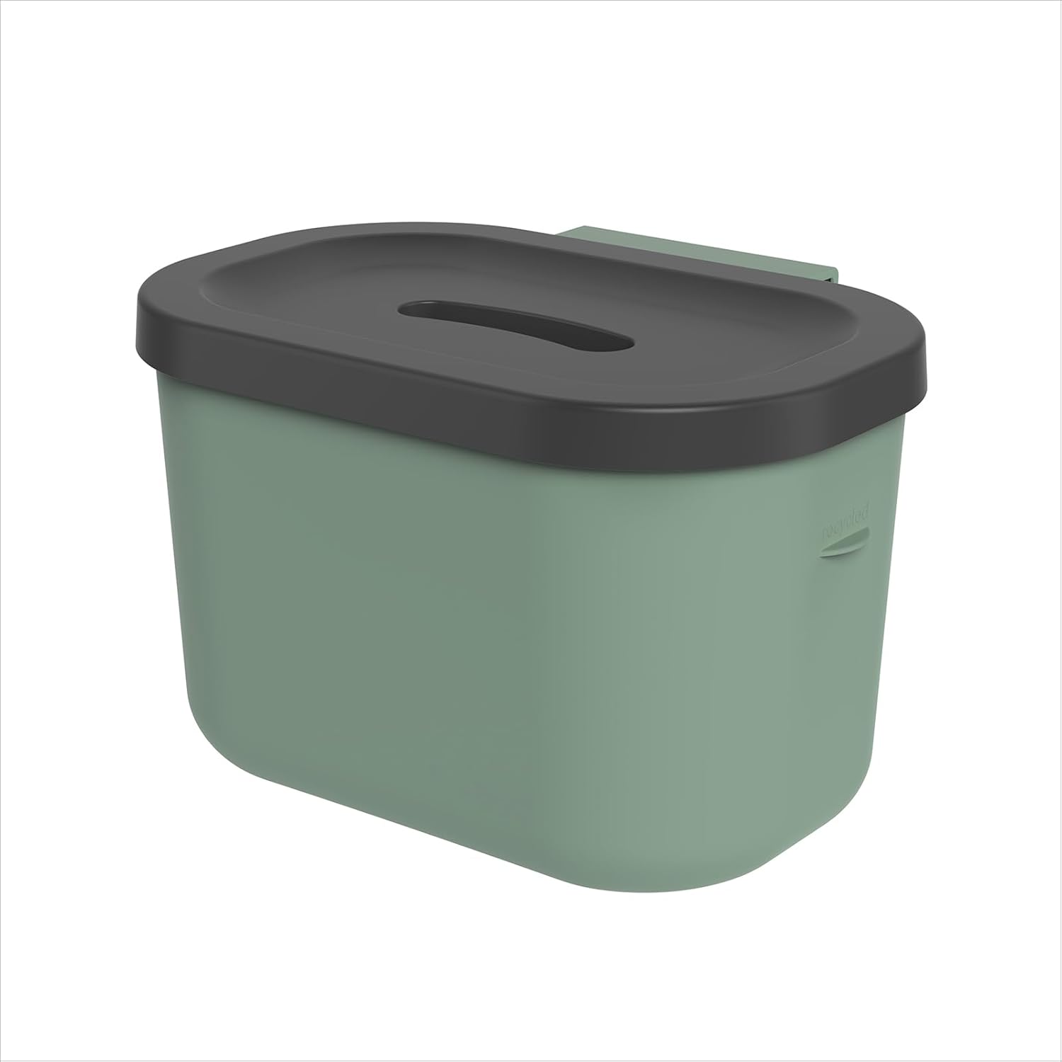 Rotho Salsa Organic Waste Bin, 3.2 L, with Decekl Compost Bin, Integrated Hanging Device, Plastic, 22.1 x 16.7 x 14.2 cm (L x W x H)