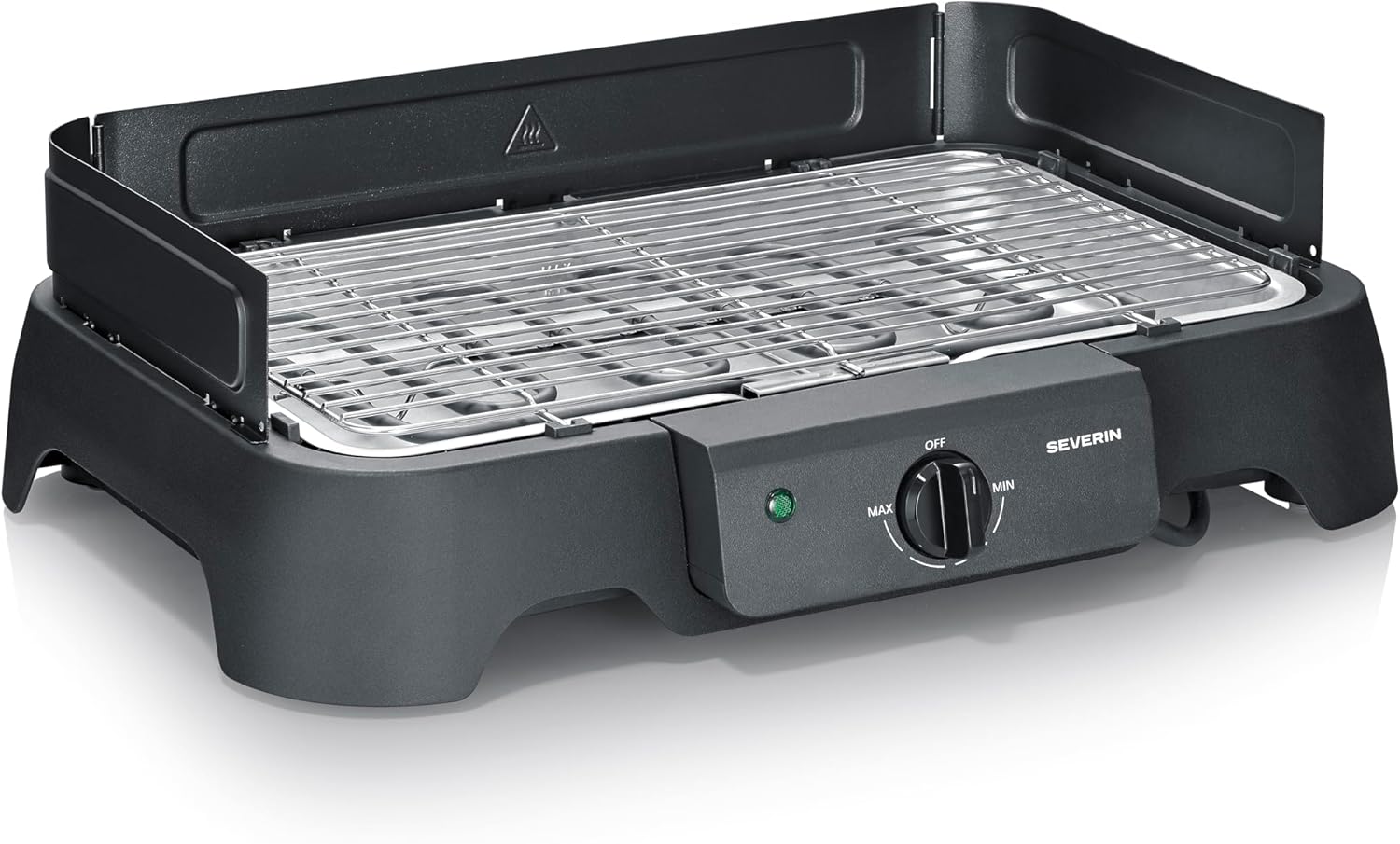 SEVERIN Electric BBQ Table Grill with Grill Grate PG 8593