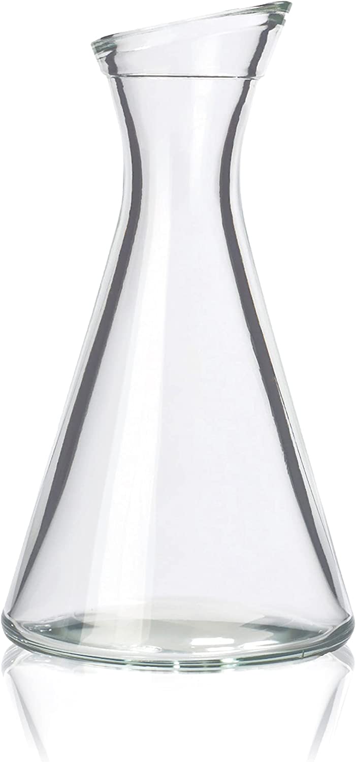 Stalzle Stölzle Oberglas Pisa Glass Carafe / Set of 12 Small Carafe 0.2 L with Slanted Neck / High-Quality Carafe Glass Suitable as Water Carafe, Carafe for Lemonade, Wine Carafe