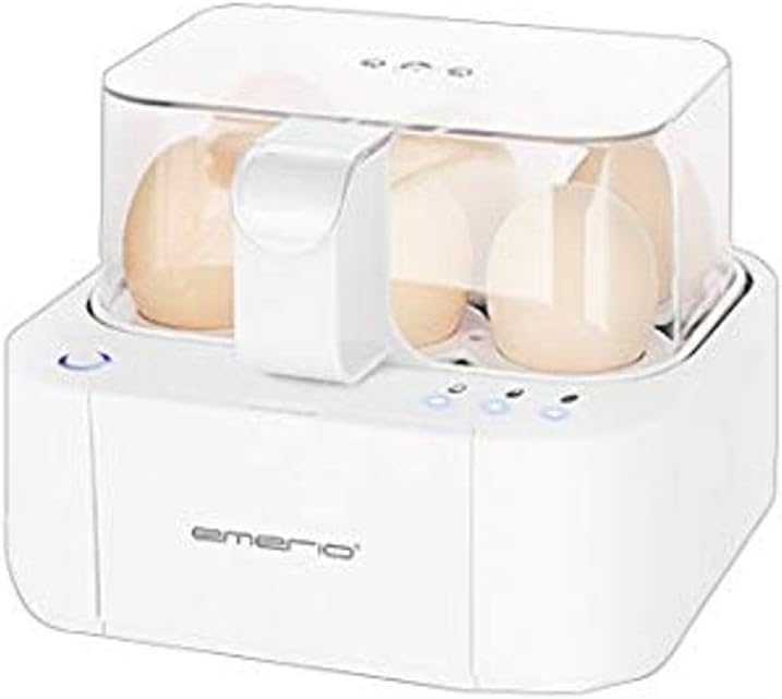 Emerio EB-115560.2, cooks all three cooking levels [soft / medium / hard] in just one cooking process with perfect results technology and design