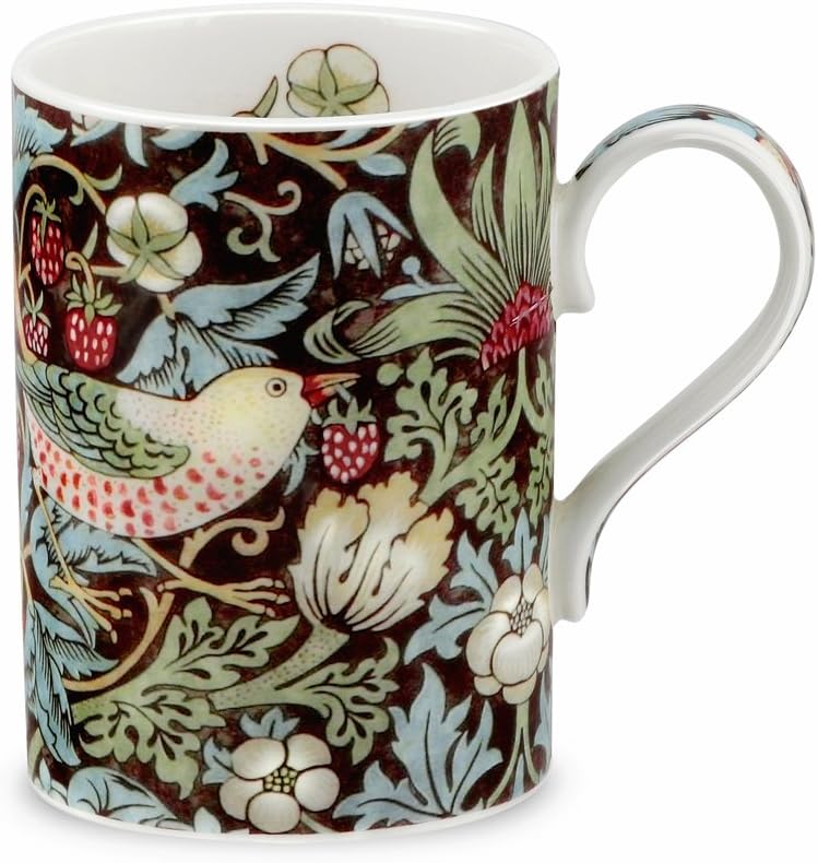 Portmeirion Strawberry Thief Mug, 0.35L Chocolate