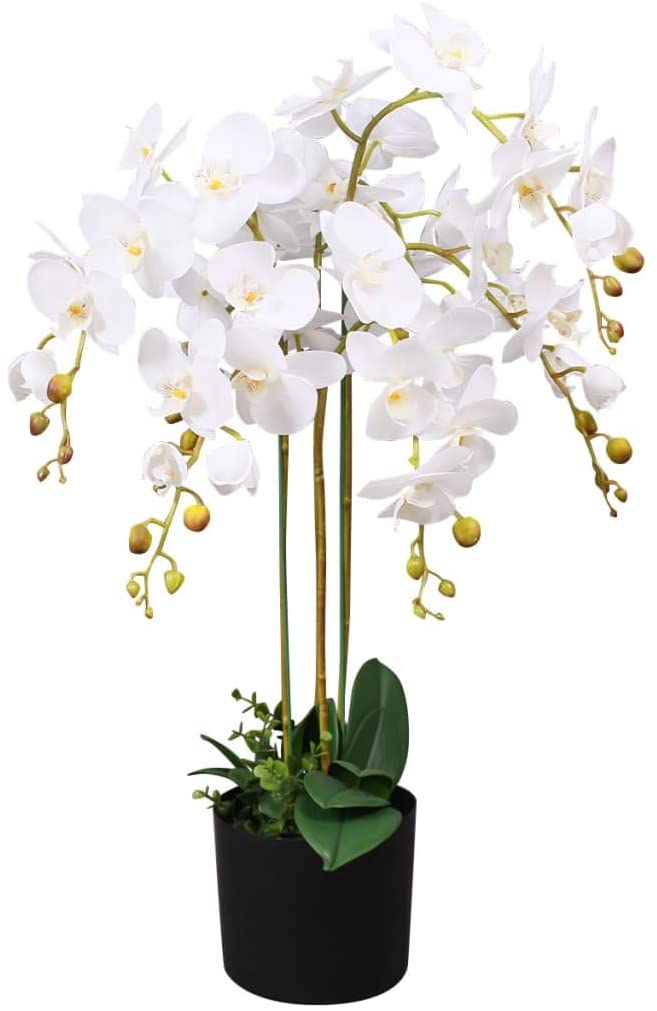 vidaXL Artificial Orchid with Pot, Artificial Plant / Flower Various Select