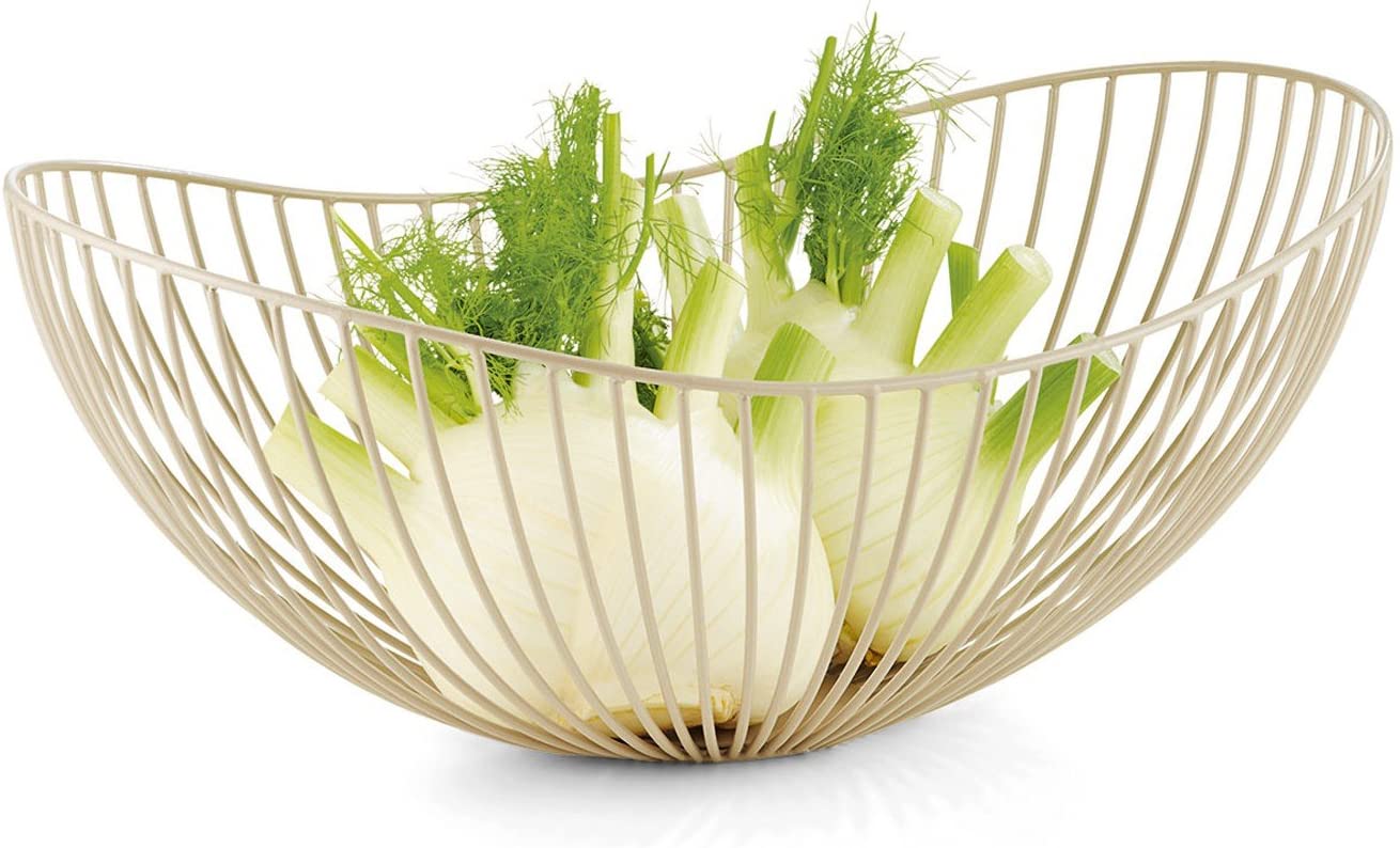 Philippi Emily Basket, Stainless Steel, White, 35 x 35 cm