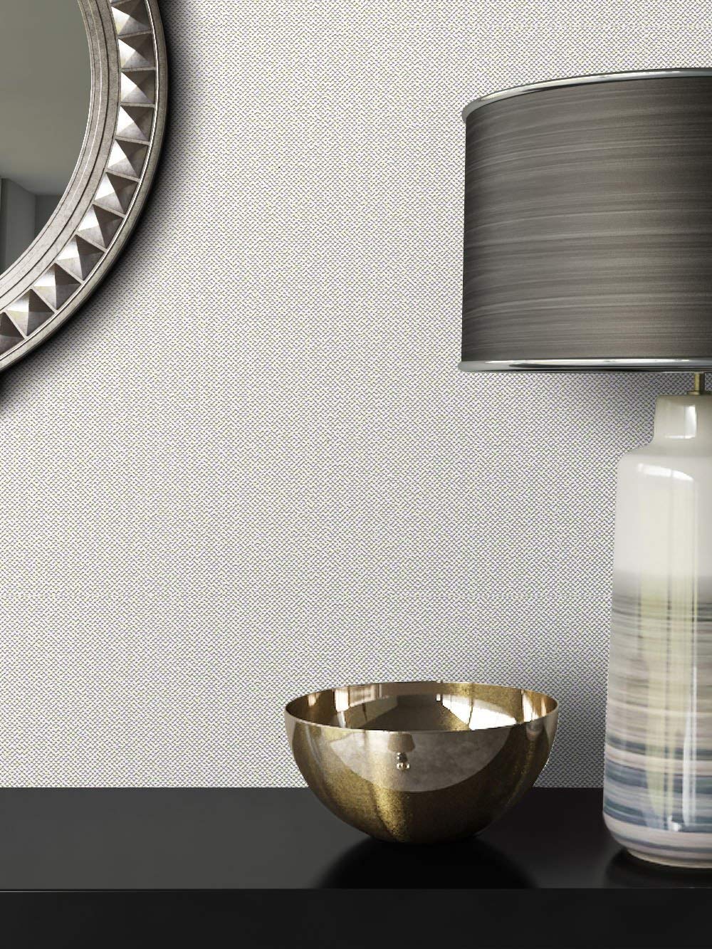 Newroom Design Newroom Wallpaper Grey Graphic, Non-Woven Wallpaper Modern Stylish And Mode