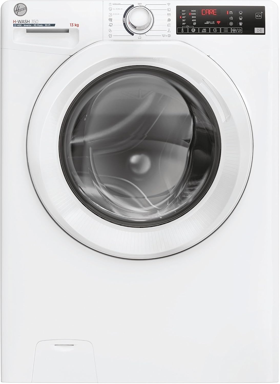 Hoover H-WASH 300 H3WP 4134TAM/1-S Washing Machine/Energy Efficiency Class A/Capacity 13 kg/Smart Operation with NFC Technology/BPM Inverter Motor/Symbol Panel