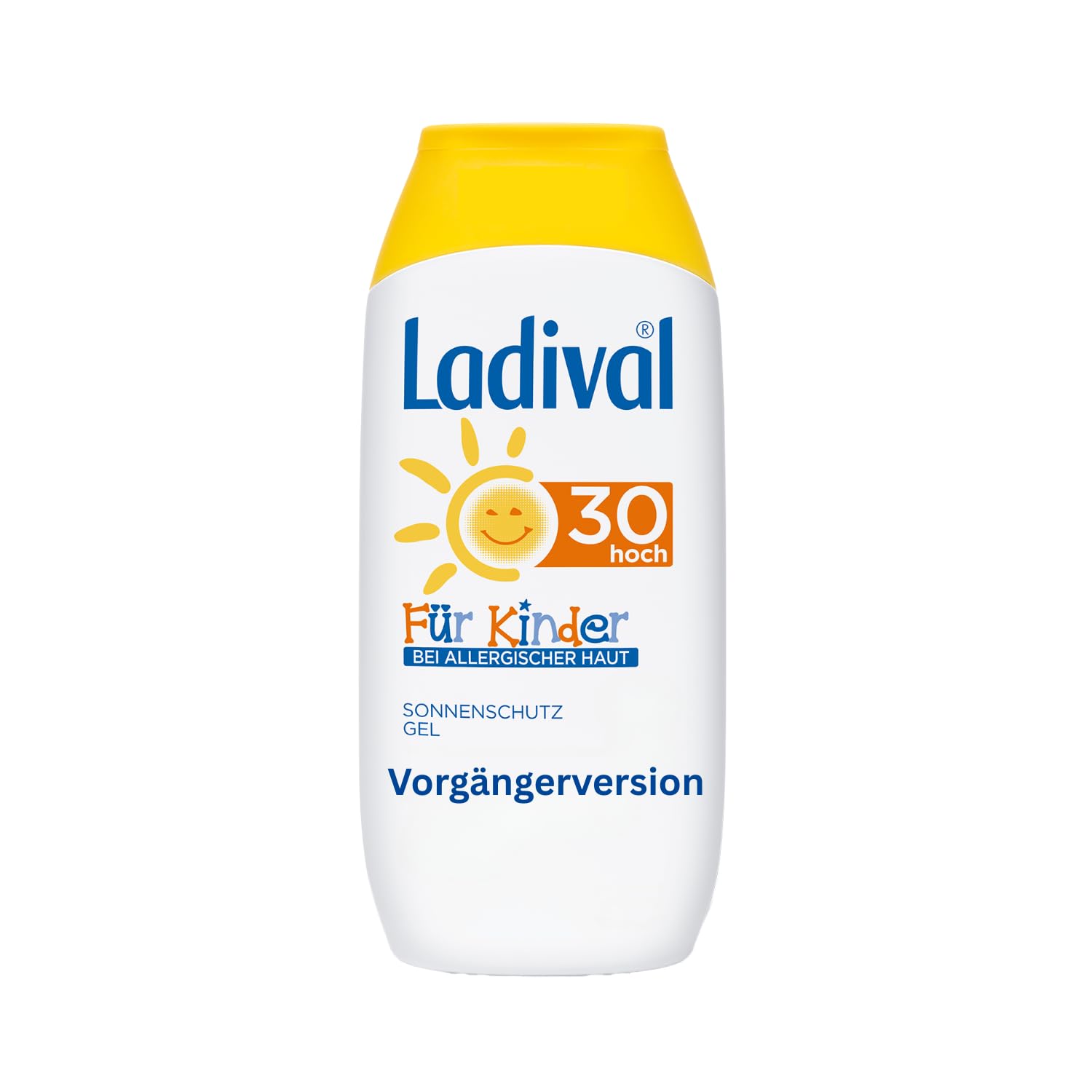 Ladival Children's SPF 30+ Gel Sunscreen for Allergic Skin, Sun Allergies, Fragrance-Free, No Colorants and Preservatives, Waterproof, 1 x 200 ml