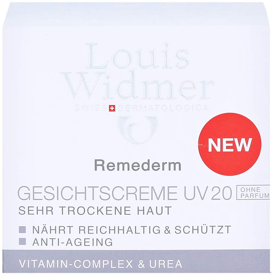 louis Widmer Reme First Aid Face Cream Uv 20 Unparfümiert, 50 Ml