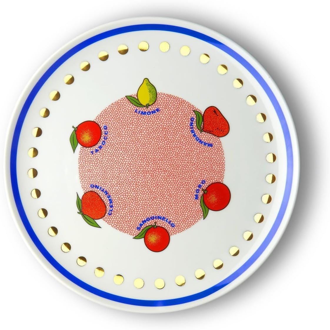 BITOSSI Home Bel Land by Sam Baron Dinner Plate, Serving Plate, AGRUMI