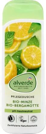 alverde NATURKOSMETIK Mint and Bergamot Shower Gel, 250 ml