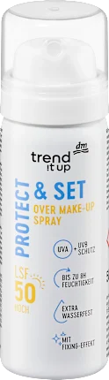 trend !t up Sun protection spray Protect & Set Over Make-up Spray, 50 ml