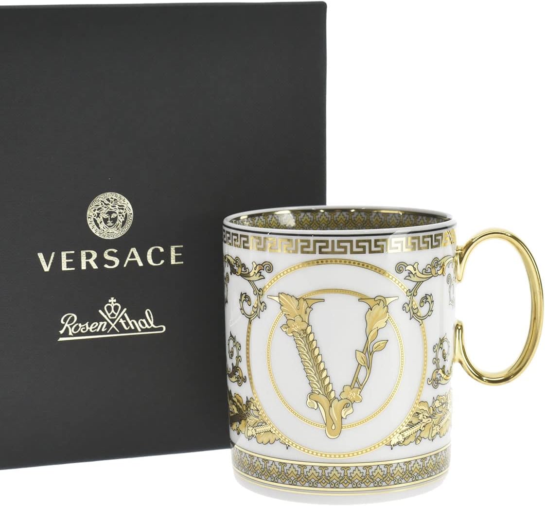 Versace Virtus Gala White Mug with Handle