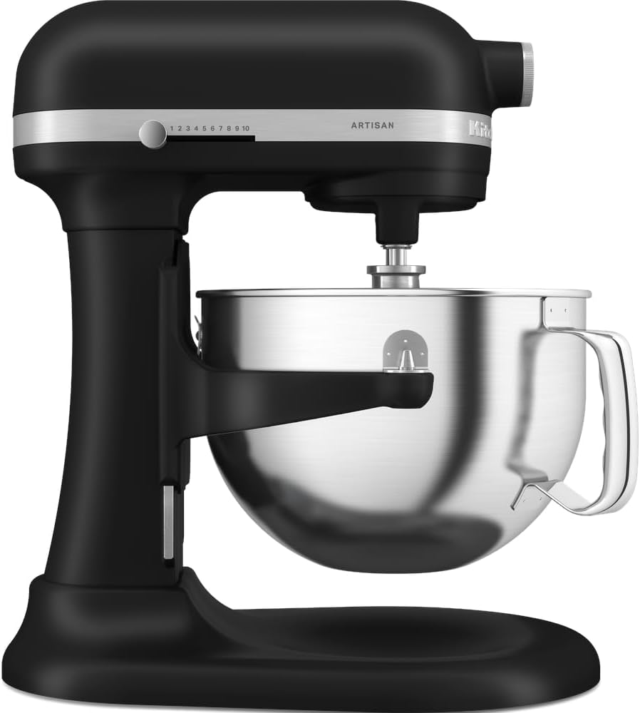 KitchenAid Artisan Food Processor Multifunctional Kitchen Robot with Bowl Lifter with 5 Accessories 5.6 L Matt Black