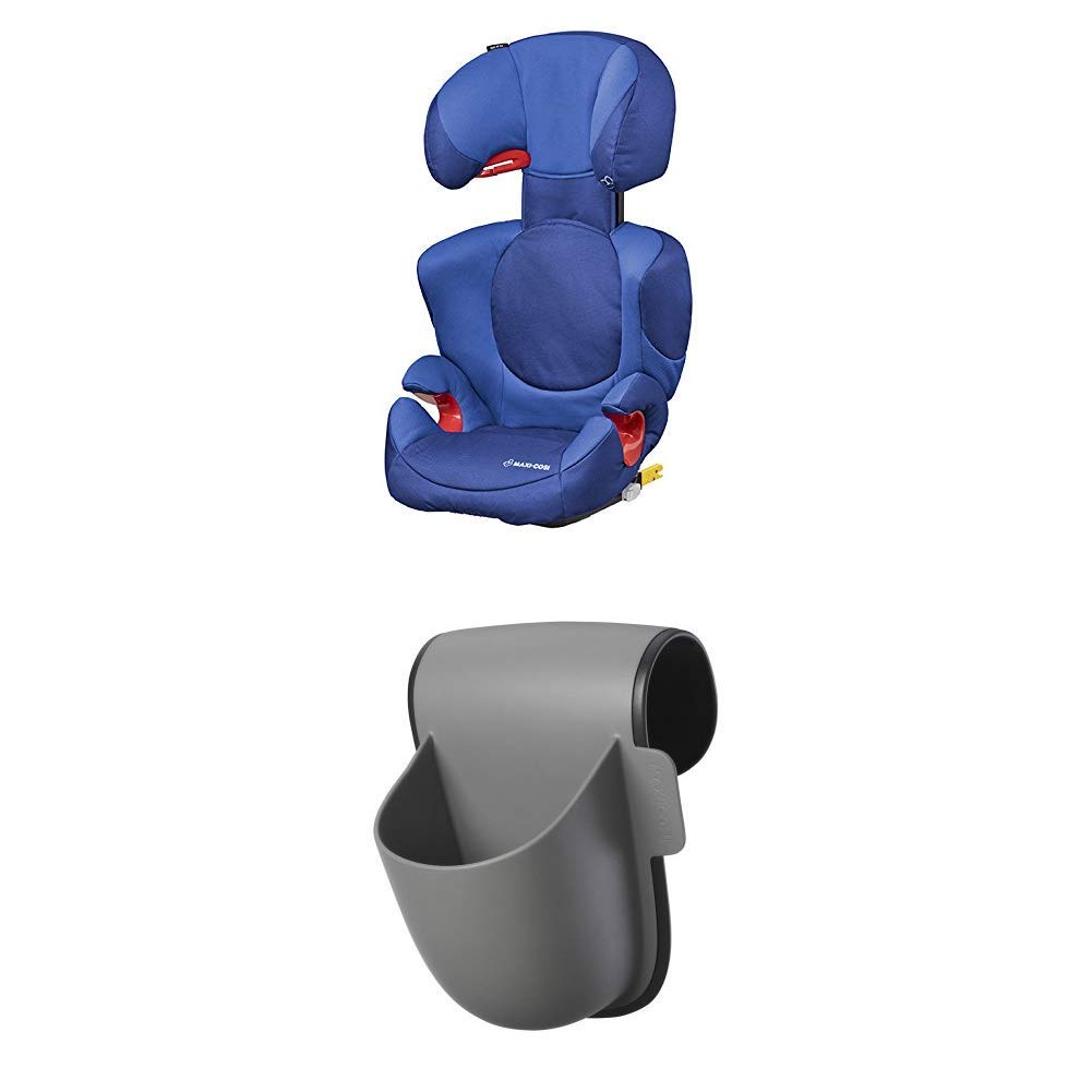 Maxi-Cosi Rodi XP Fix Car Booster Seat Group 2/3 (15-36 kg) with Isofix, Suitable for ages 3.5 to 12 Years electric blue