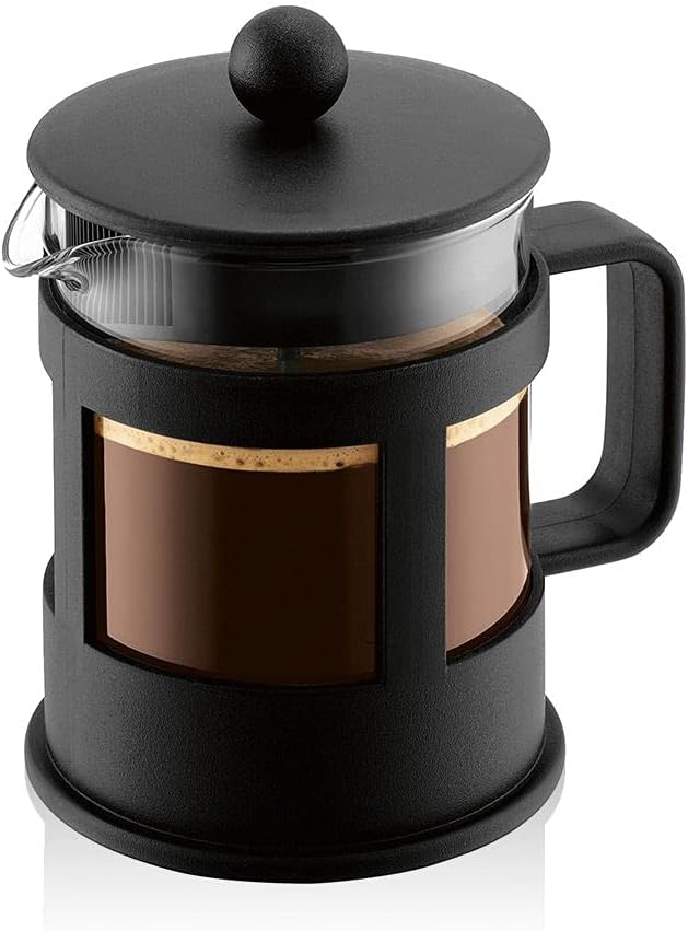Bodum Kenya Coffee Maker (French Press System – Dishwasher Safe – Black