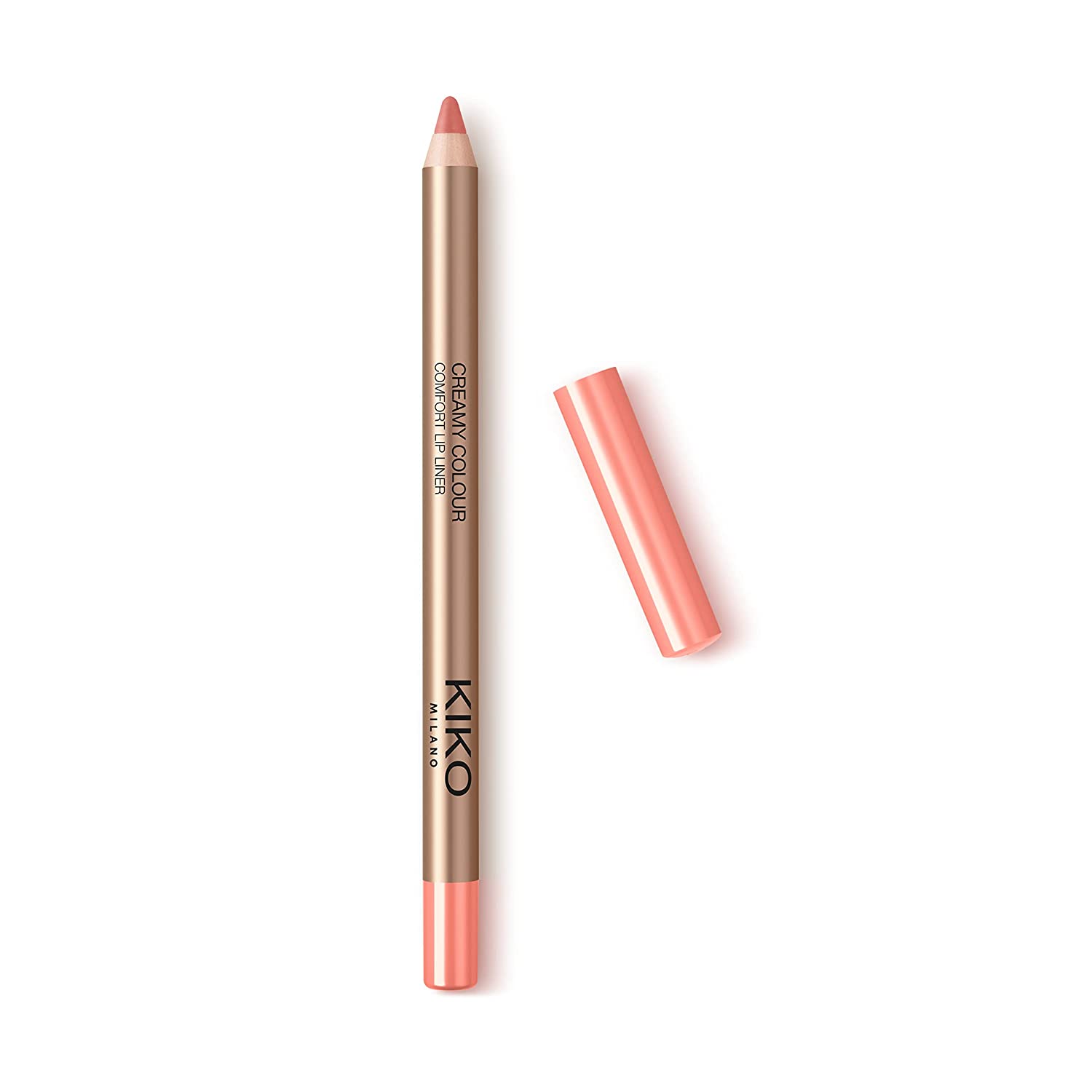 KIKO Milano Creamy Colour Comfort Lip Liner 01 | Lip Liner with Long Hold, rose ‎01 natural