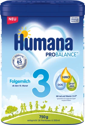 Humana Subsequent milk 3 from the 10th month, 750 g