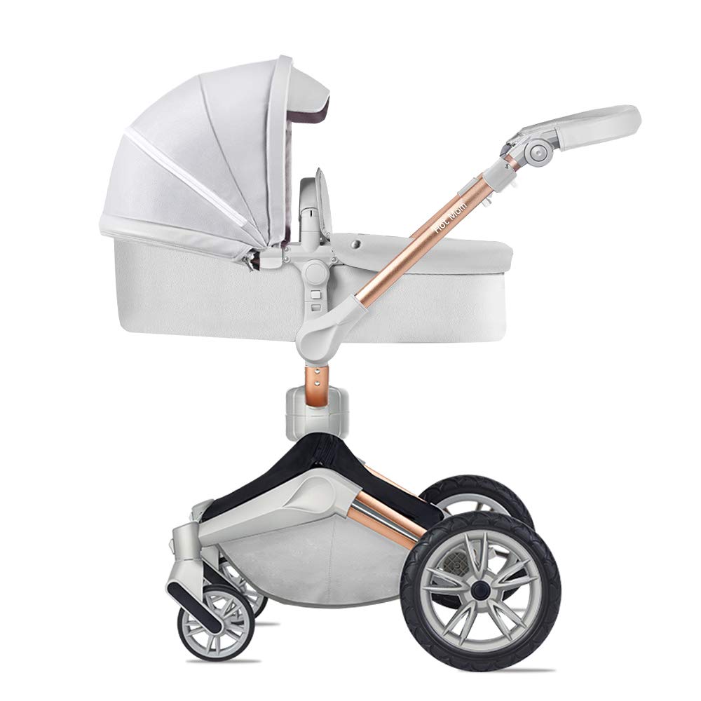 Hot Mom Combination Pram 2 in 1 or 3 in 1 Pushchair 360 Degree Rotation Pushchair