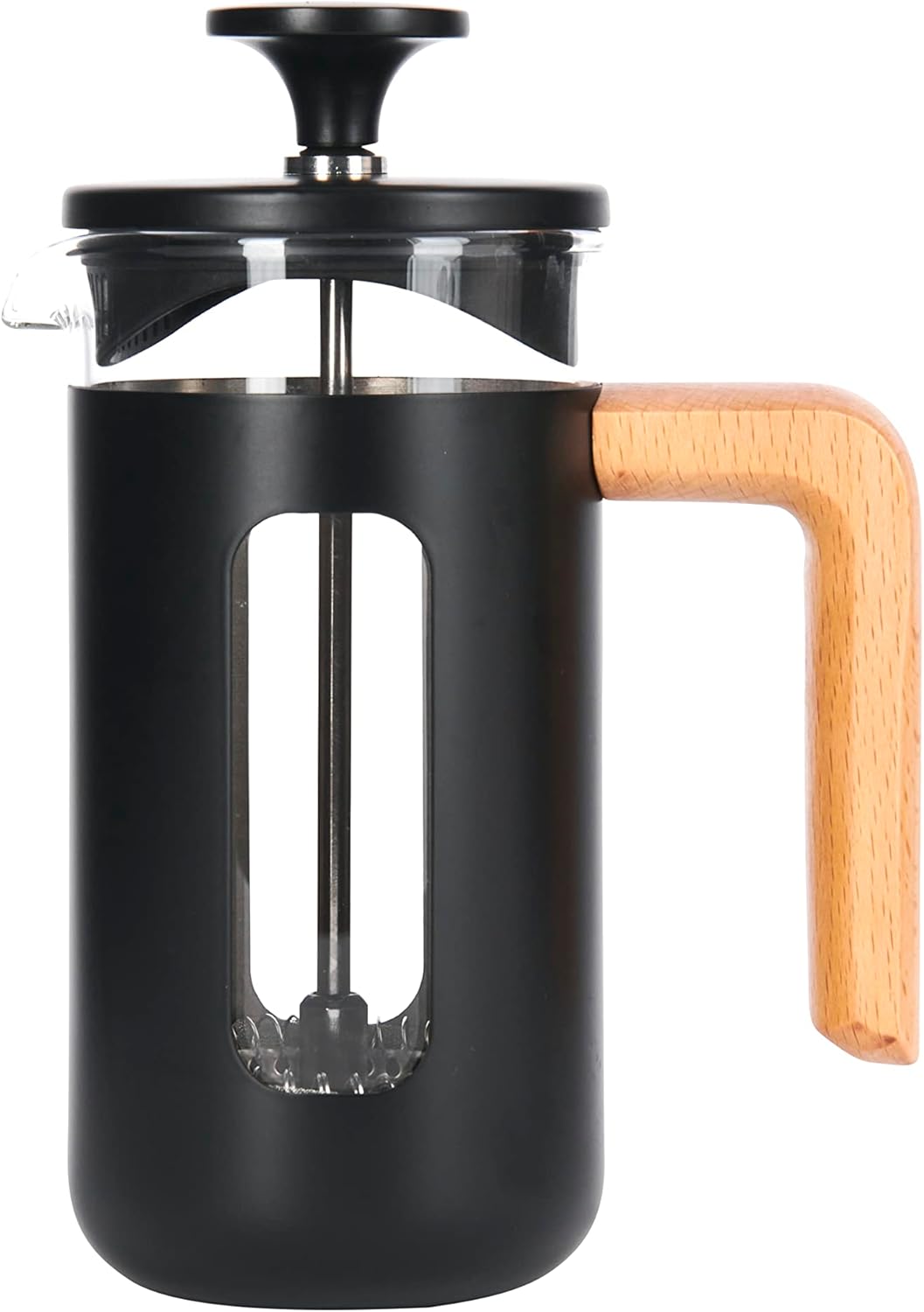 La Cafetière Pisa Stainless Steel 3 Cup Coffee Maker - Black - Gift Boxed