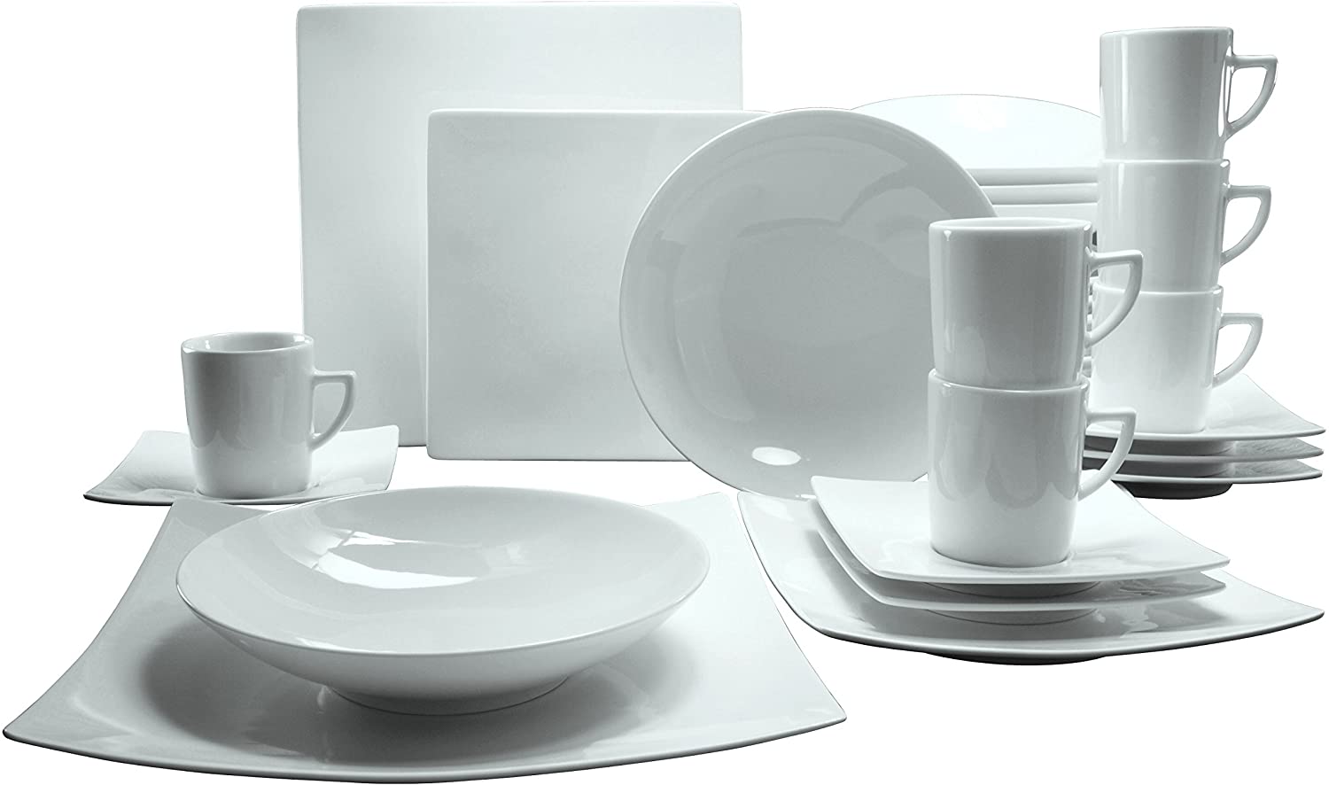 CreaTable 17091 New Elegance Series Crockery Set 12 Pieces