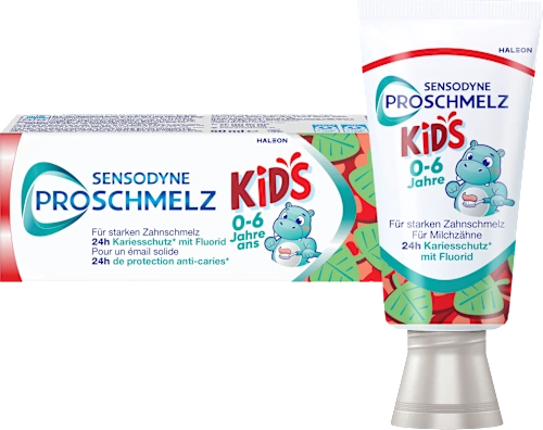 Sensodyne ProSchmelz Kids children's toothpaste (ages 0-6), 50 ml