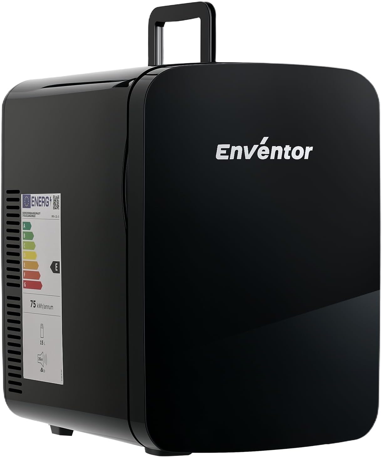 Enventor 15L Mini Fridge Mini Refrigerators for Cosmetics, Gaming, 220 V AC/12 V DC, Heating and Cooling Modes, Portable Quiet Fridge