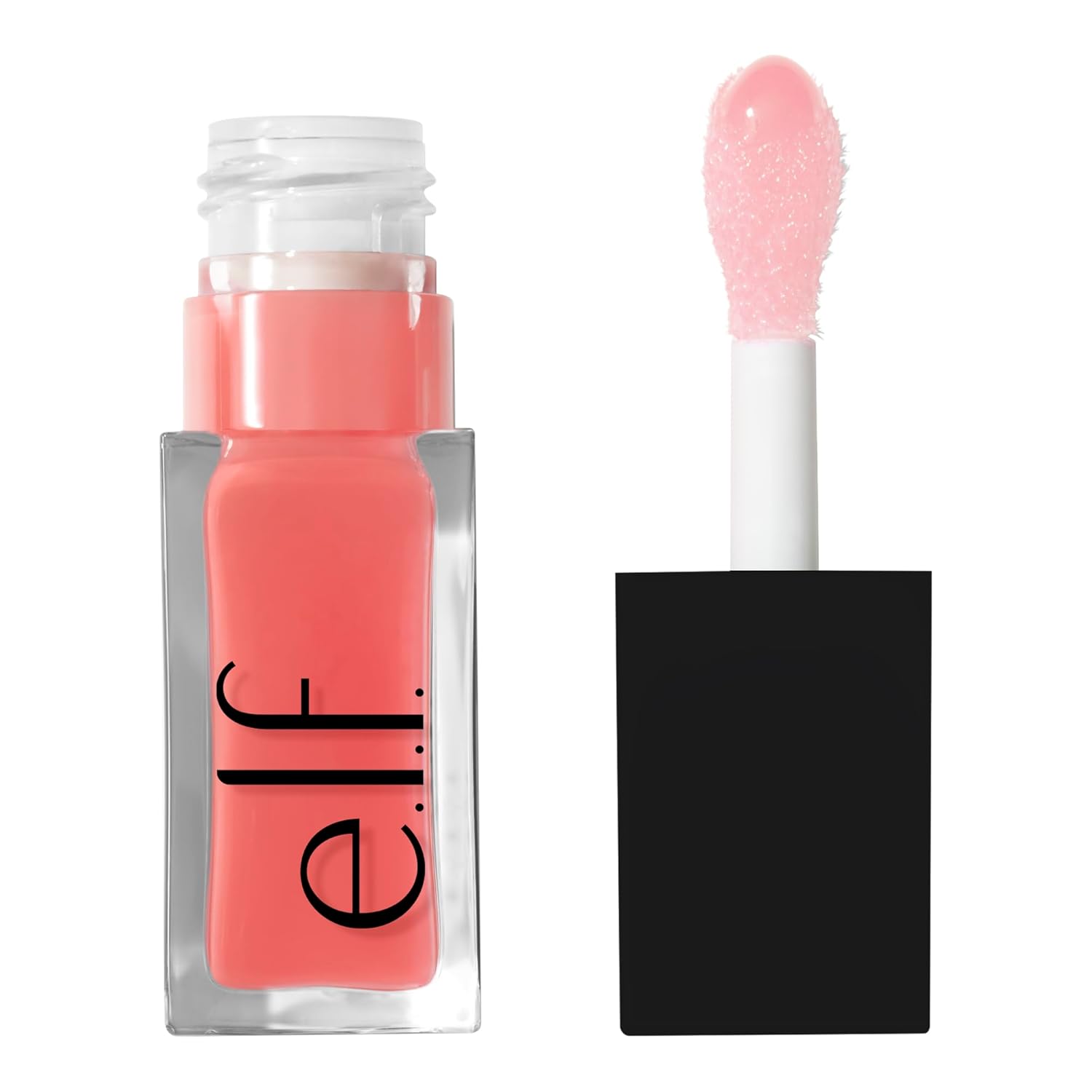 e.l.f. eleven. Glow Reviver Lip Oil, Nourishing Tinted Lip Oil For A High-Shine Finish, Infused With Jojoba Oil, Vegan & Cruelty-Free, Pink Quartz